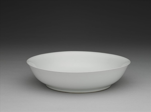 甜白釉盤
