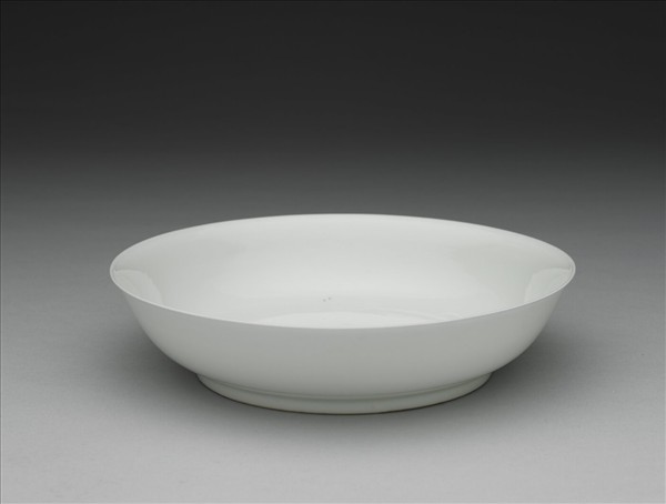 甜白釉盤
