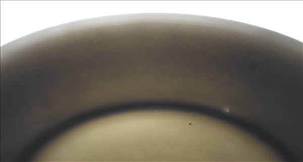 甜白釉纏枝花卉紋盤