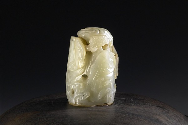 鹿鶴山石紋玉頂