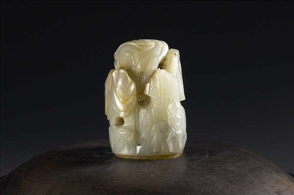 鹿鶴山石紋玉頂