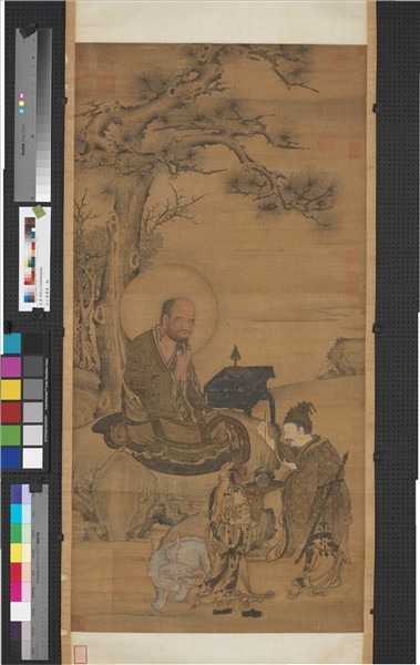 宋人畫佛像　軸