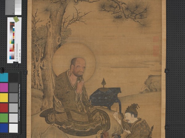 宋人畫佛像　軸