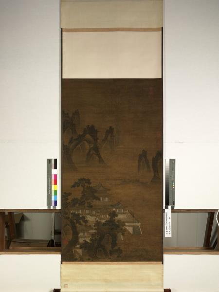 宋人畫瓊台仙侶　軸