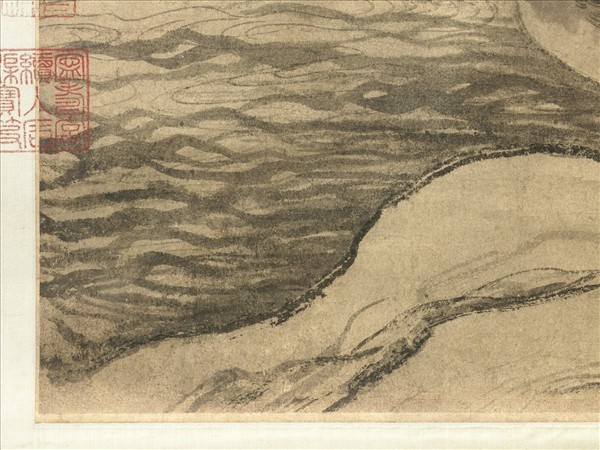 元陳琳溪鳧圖　軸