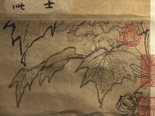 元陳琳溪鳧圖　軸