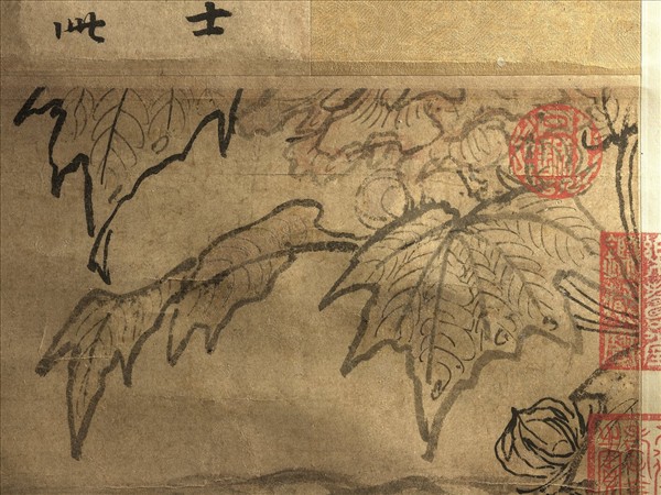 元陳琳溪鳧圖　軸