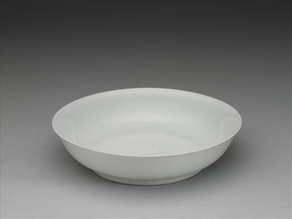 甜白釉盤
