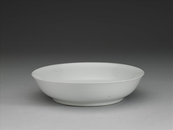 甜白釉盤