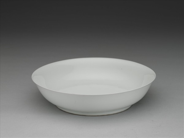 甜白釉盤