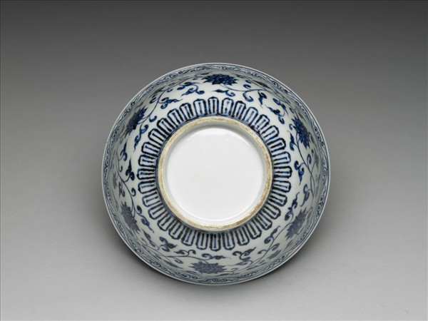 青花四季花卉紋碗