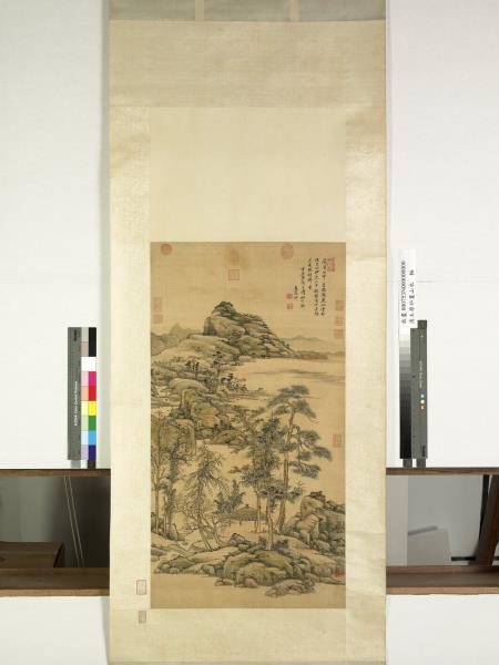 清王原祁畫山水　軸