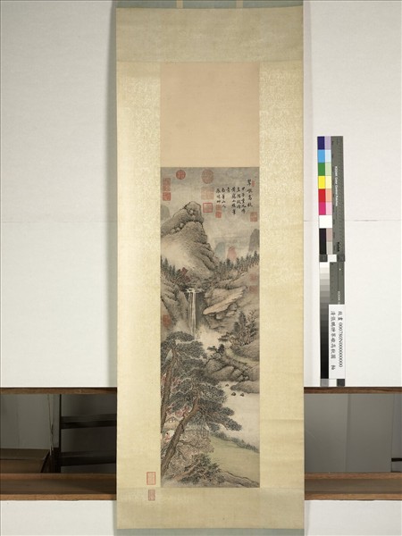 清張鵬翀翠巘高秋圖　軸