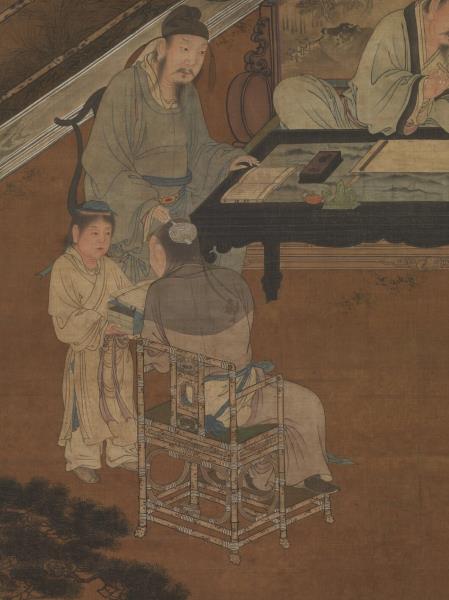 宋人十八學士圖　軸