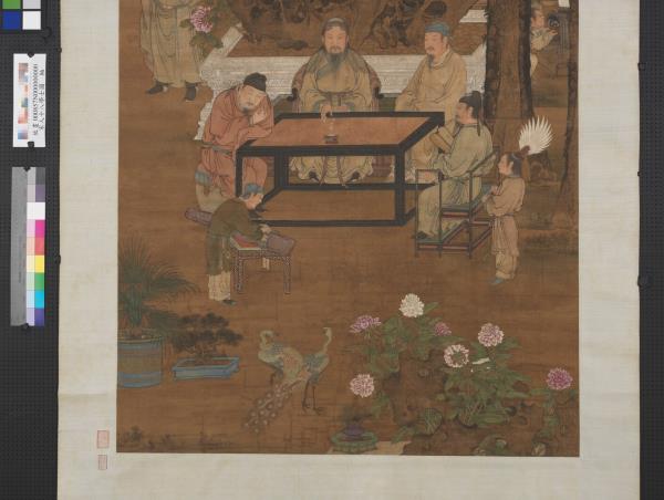 宋人十八學士圖　軸