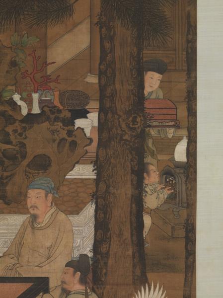 宋人十八學士圖　軸