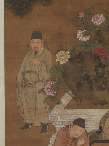 宋人十八學士圖　軸