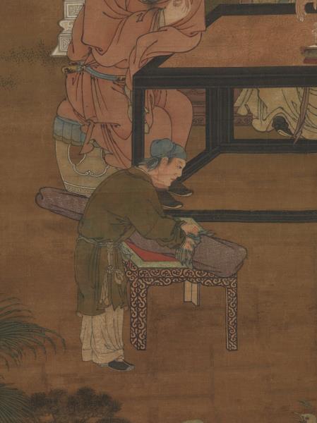 宋人十八學士圖　軸