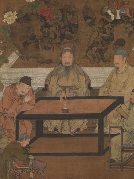 宋人十八學士圖　軸