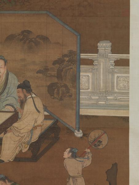 宋人十八學士圖　軸