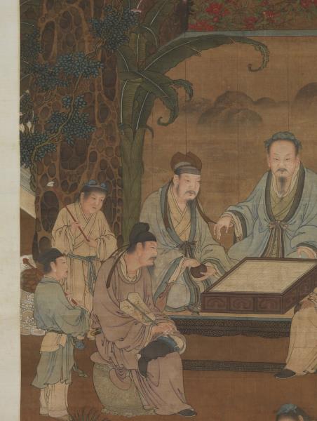 宋人十八學士圖　軸