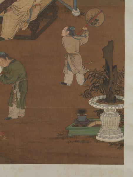 宋人十八學士圖　軸