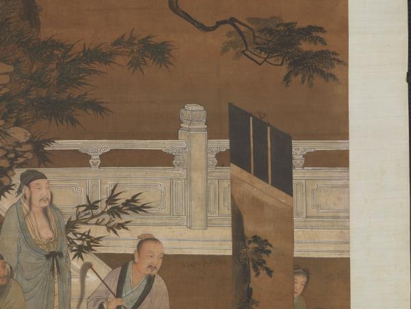 宋人十八學士圖　軸