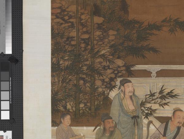 宋人十八學士圖　軸