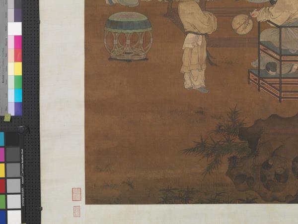 宋人十八學士圖　軸