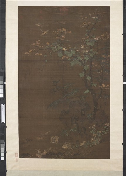 宋人花竹翎毛　軸