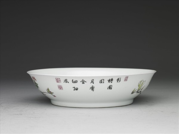 琺瑯彩玉堂富貴圖盤