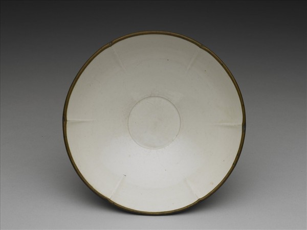 定窯 白瓷葵花式碗