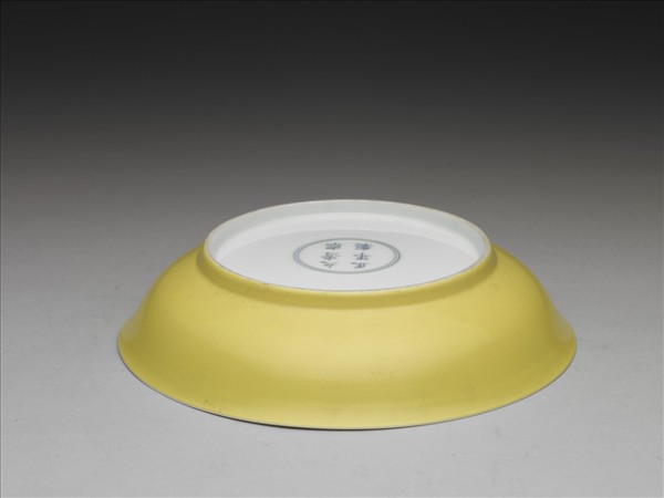 琺瑯彩菊花草蟲紋盤