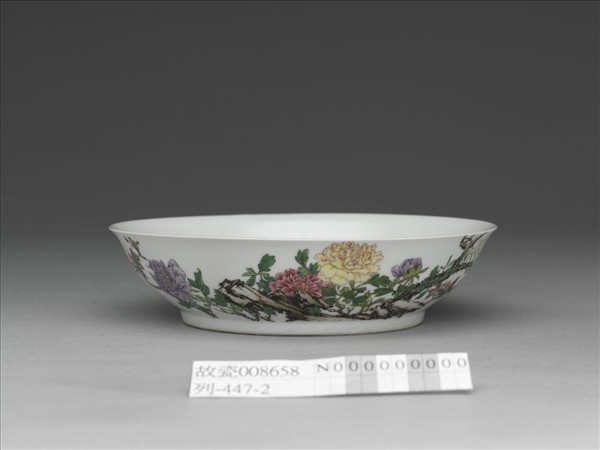 琺瑯彩玉堂富貴圖盤