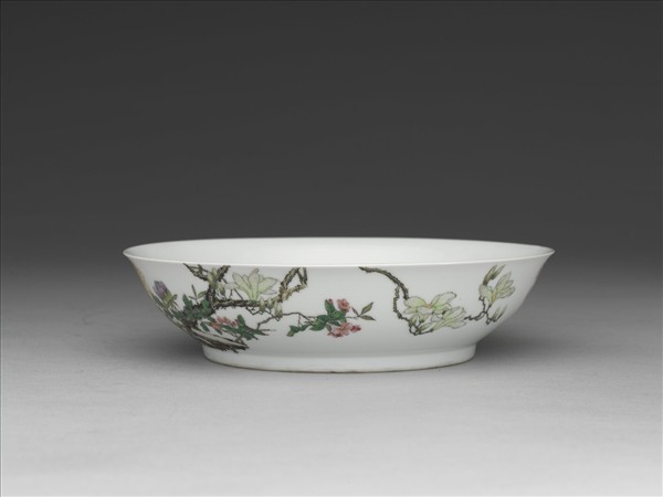 琺瑯彩玉堂富貴圖盤