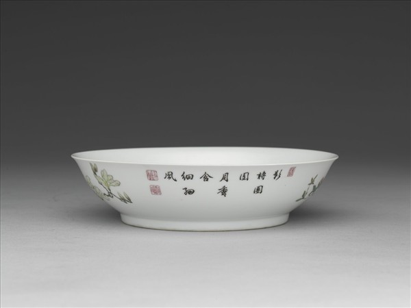 琺瑯彩玉堂富貴圖盤