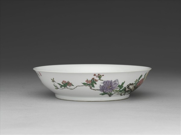 琺瑯彩玉堂富貴圖盤