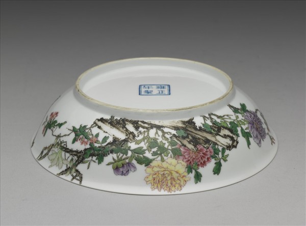 琺瑯彩玉堂富貴圖盤