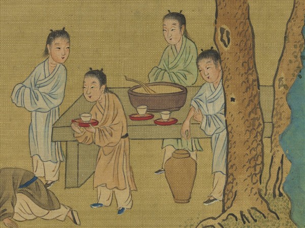 明仇英修褉圖　卷