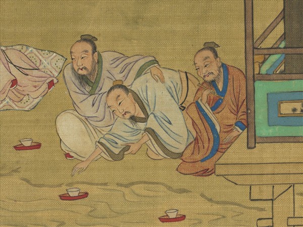 明仇英修褉圖　卷