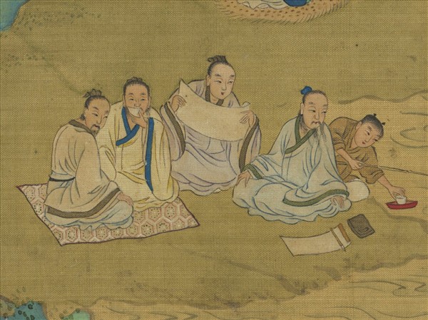 明仇英修褉圖　卷