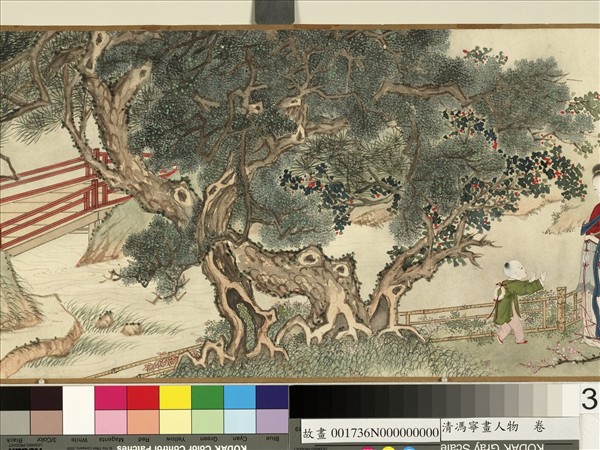 清馮寧畫人物　卷