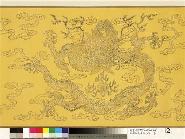 清人天閑馴良平安八駿　卷