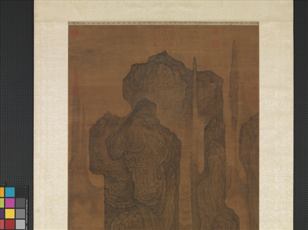 宋人陡壑飛泉　軸