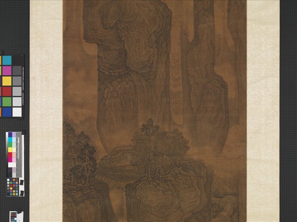 宋人陡壑飛泉　軸