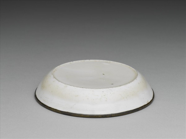 定窯 劃花螭紋碟