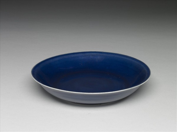 霽青釉盤
