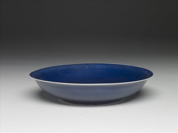 霽青釉盤