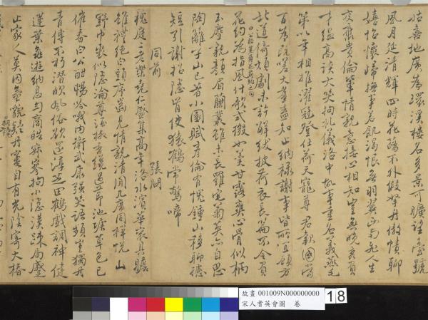 宋人耆英會圖　卷