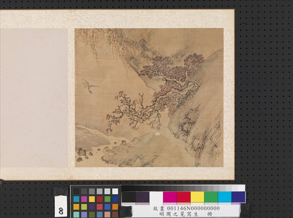 明周之冕寫生　冊　月夜群鴨